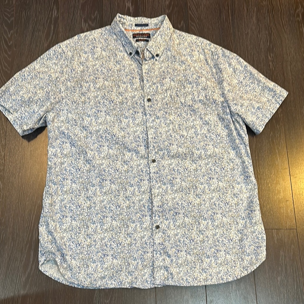 Denim & Flower Blue and White Floral Shirt
